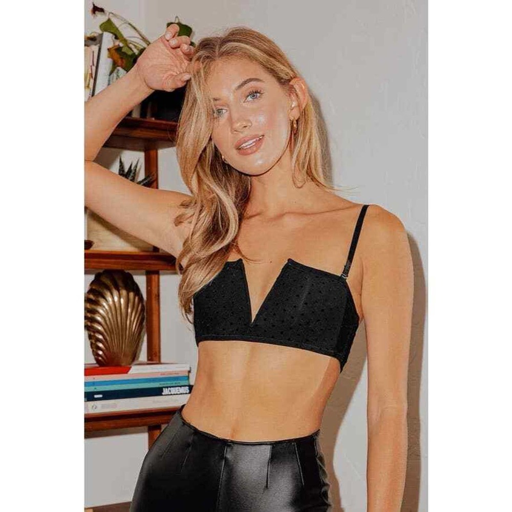 NWT FREE PEOPLE Sierra V-Neck Bandeau Bra